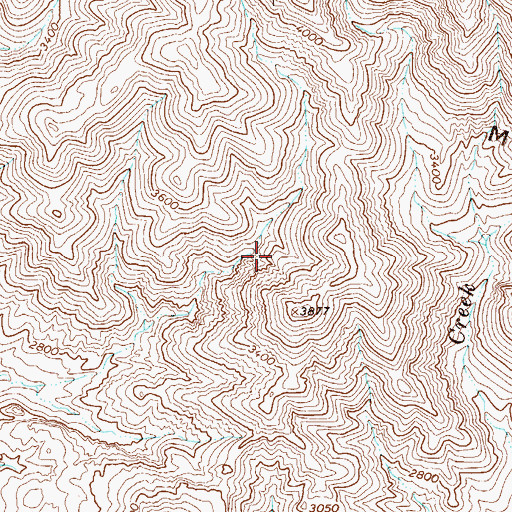 Topographic Map of Three Bar Wildlife Area, AZ