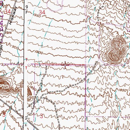 Topographic Map of Usery Mountain Regional Park, AZ