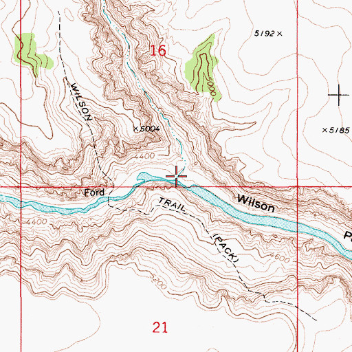 Topographic Map of Bald Mountain Canyon, ID
