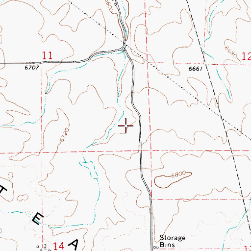 Topographic Map of Bear Lake Plateau, ID