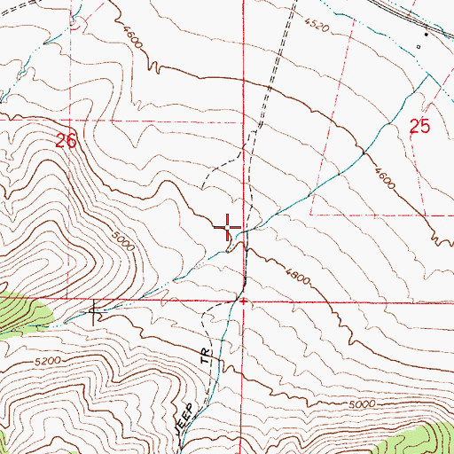 Topographic Map of Big Canyon, ID