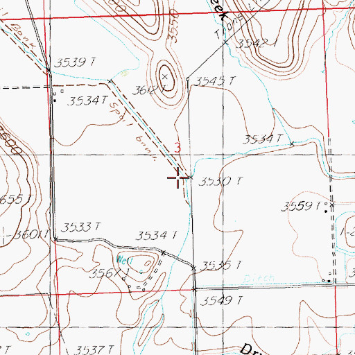 Topographic Map of Black Canyon Creek, ID