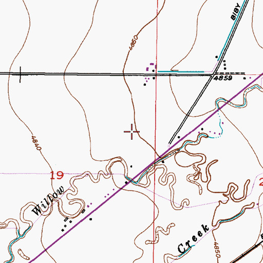 Topographic Map of Boomer Slough, ID