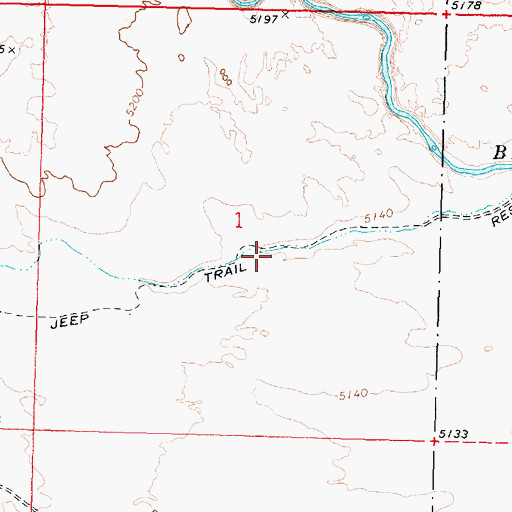 Topographic Map of Box Canyon, ID