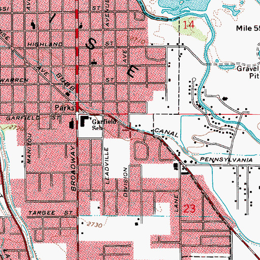 Topographic Map of Bubb Canal, ID