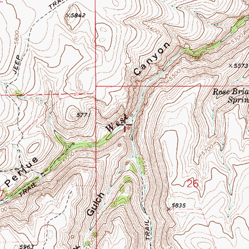 Topographic Map of Buck Gulch, ID