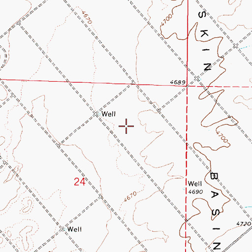 Topographic Map of Buckskin Basin, ID