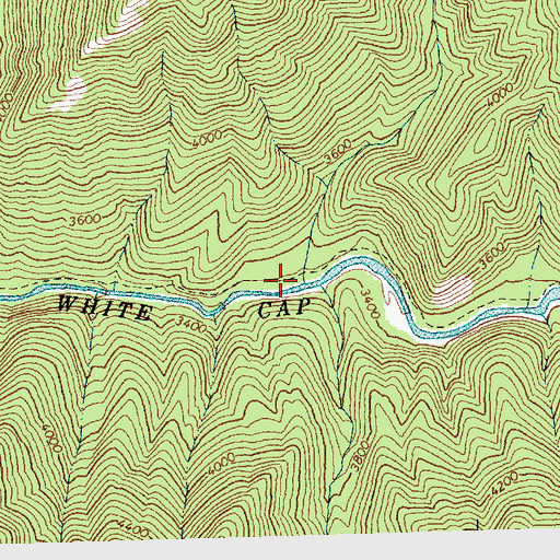 Topographic Map of Cedar Creek, ID