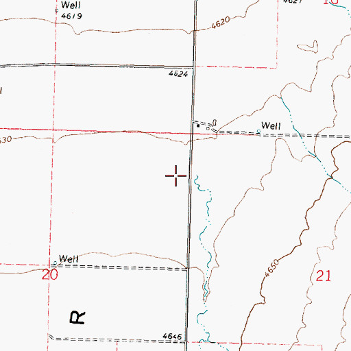 Topographic Map of Clear Creek, ID