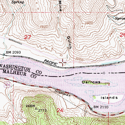 Topographic Map of Coal Mine Gulch, ID