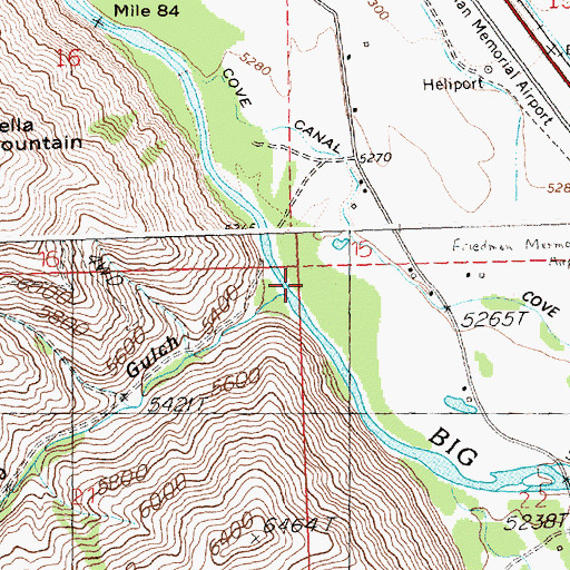 Topographic Map of Colorado Gulch, ID