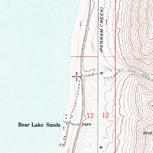 Topographic Map of Cooley Canyon, ID