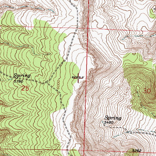 Topographic Map of Cotterel Mountains, ID