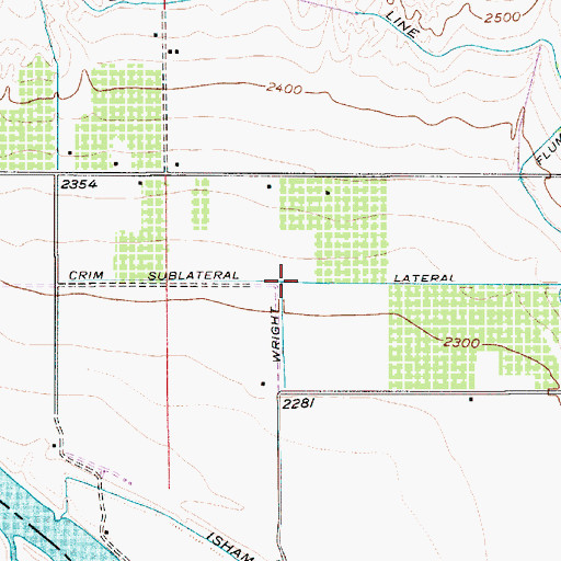 Topographic Map of Crim Sublateral Lateral, ID