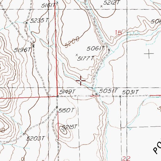 Topographic Map of Diebenow Gulch, ID