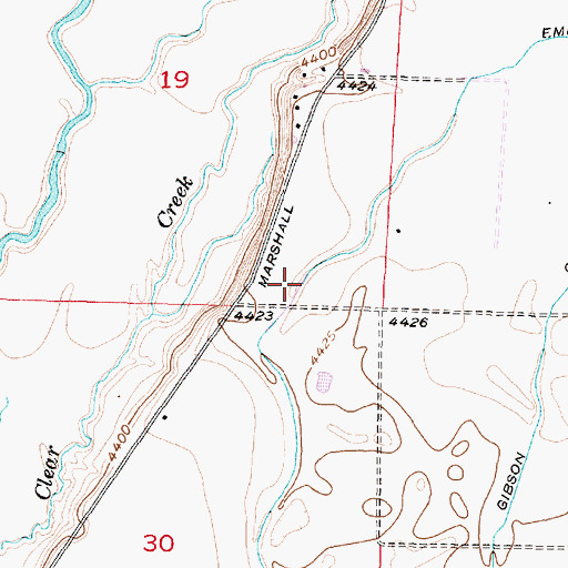 Topographic Map of Emma Canal, ID