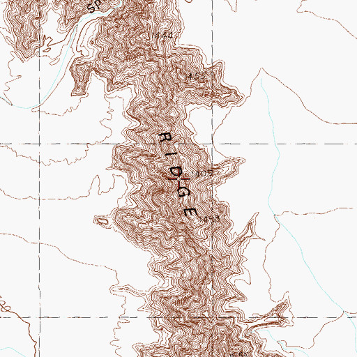 Topographic Map of Davis Plain, AZ