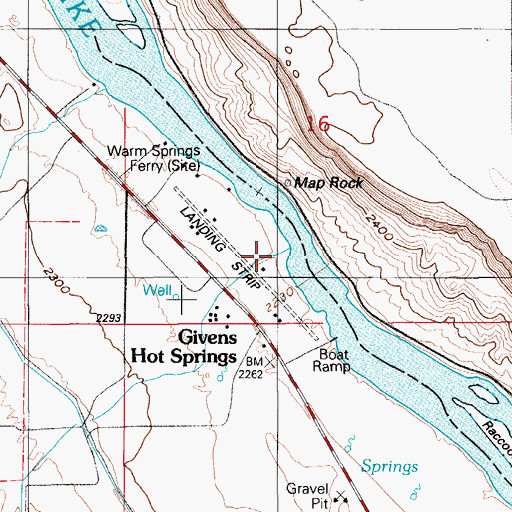 Topographic Map of Hardtrigger Creek, ID