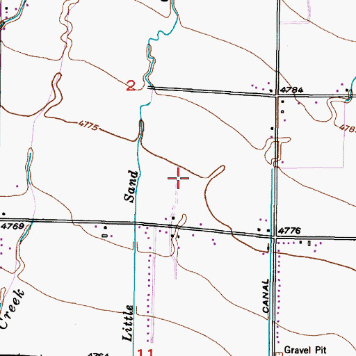 Topographic Map of Hodges Slough, ID