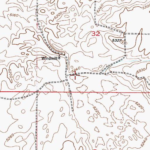 Topographic Map of Hog Hollow, ID
