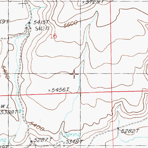 Topographic Map of Indian Writing Water Hole, ID