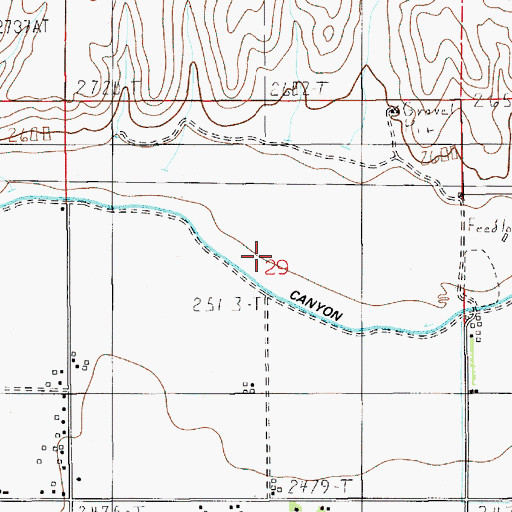 Topographic Map of Kingman Gulch, ID
