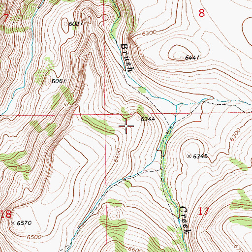 Topographic Map of Krutschmer Field, ID