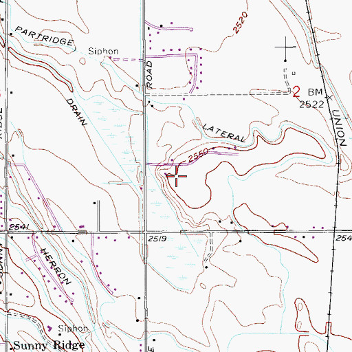 Topographic Map of Lakeview Park, ID