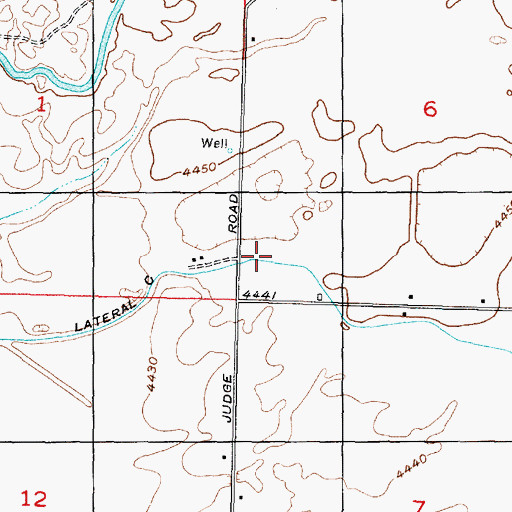 Topographic Map of Lateral C, ID