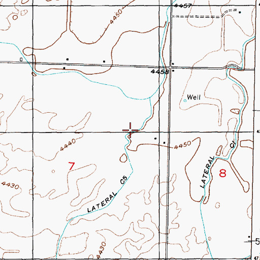 Topographic Map of Lateral C 5, ID