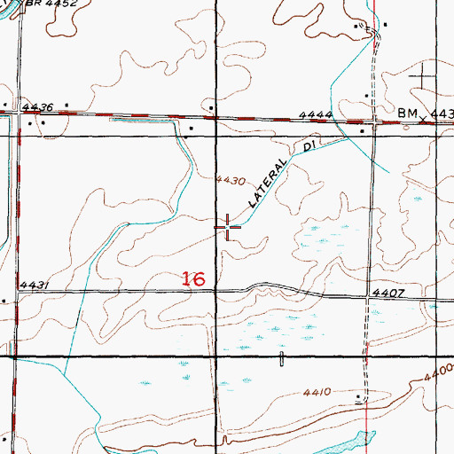 Topographic Map of Lateral D 1, ID