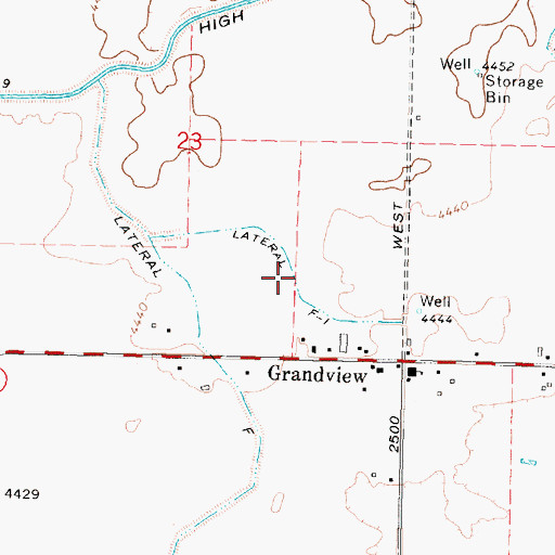 Topographic Map of Lateral F 1, ID