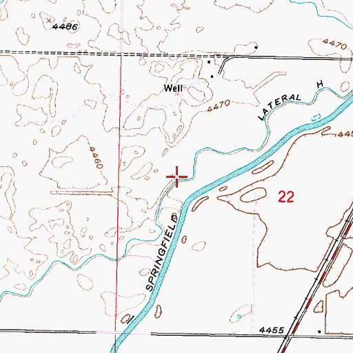 Topographic Map of Lateral H, ID