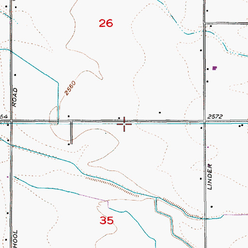 Topographic Map of Lemp Canal, ID