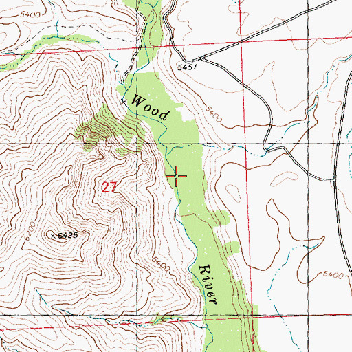Topographic Map of Little Fish Creek, ID