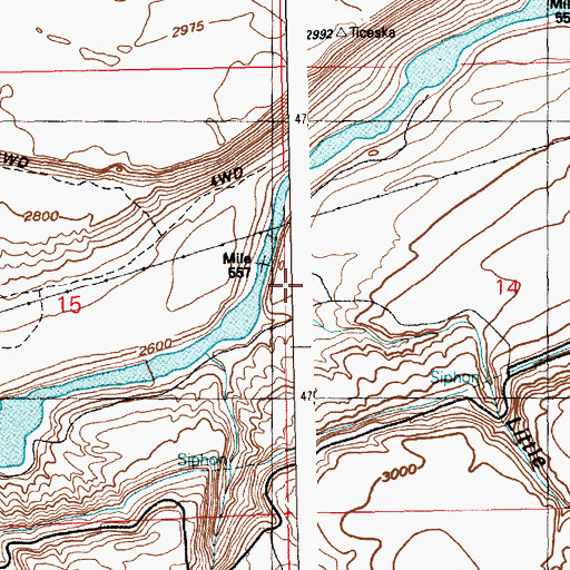 Topographic Map of Little Pilgrim Gulch, ID