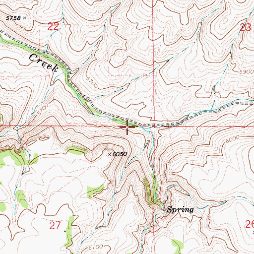 Topographic Map of Magpie Creek, ID