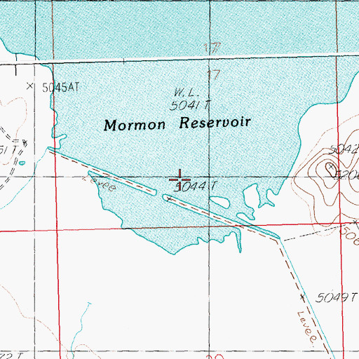Topographic Map of McKinney Creek, ID
