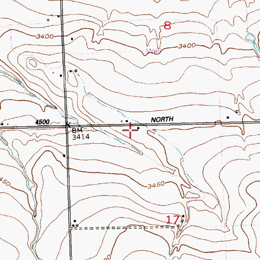 Topographic Map of Northview Grange, ID