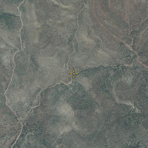 Aerial/Satellite Image of Dazen Canyon, AZ