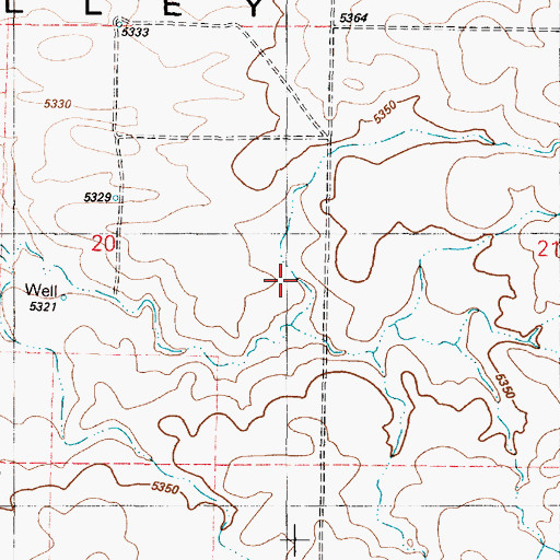 Topographic Map of Rigby School, ID