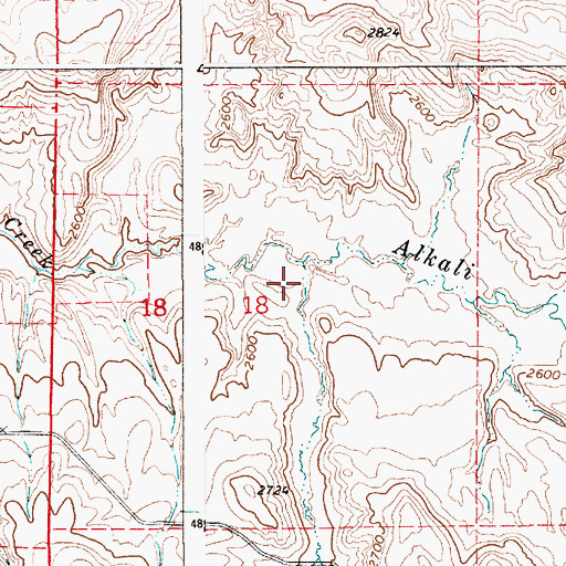 Topographic Map of Road Gulch, ID