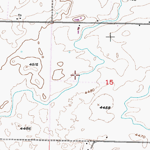 Topographic Map of Rockford Canal, ID