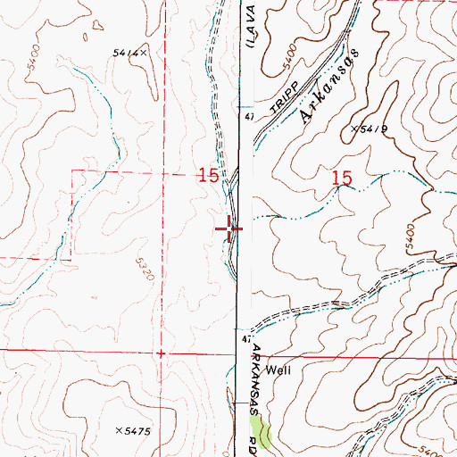Topographic Map of Rough Canyon, ID