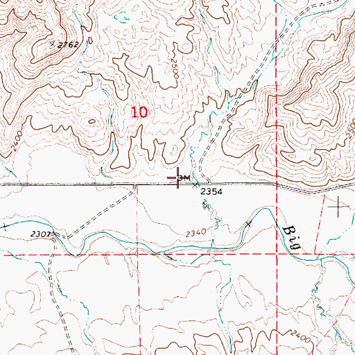 Topographic Map of Sheep Gulch, ID