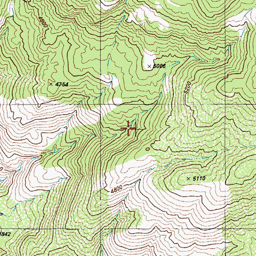 Topographic Map of Saguaro National Park East Unit (historical), AZ