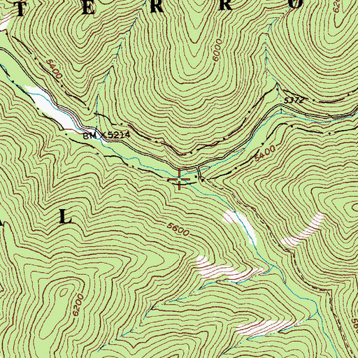 Topographic Map of Slow Gulch, ID