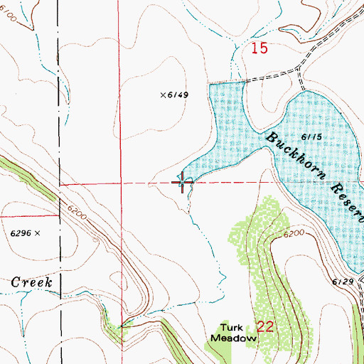 Topographic Map of Snow Creek, ID
