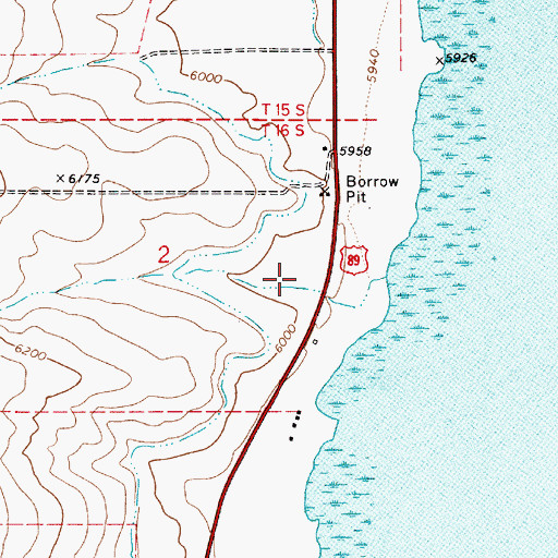 Topographic Map of South Canyon, ID