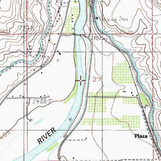 Topographic Map of Spring Gulch, ID